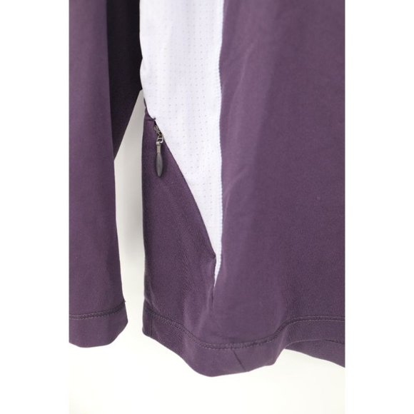 Adidas Women's M Climacool Supernova Formotion V neck long sleeve 3 stripes top - Picture 4 of 12